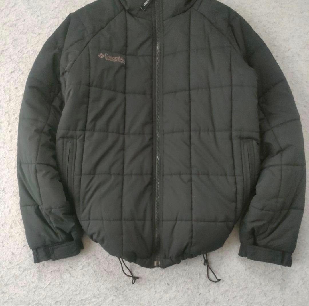 Columbia パファージャケット ブラック パフ フーディ