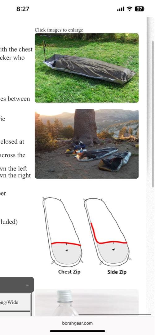 短期値下げ！Borah Gear Cuben Bivy 世界最軽量 DCFビビィ