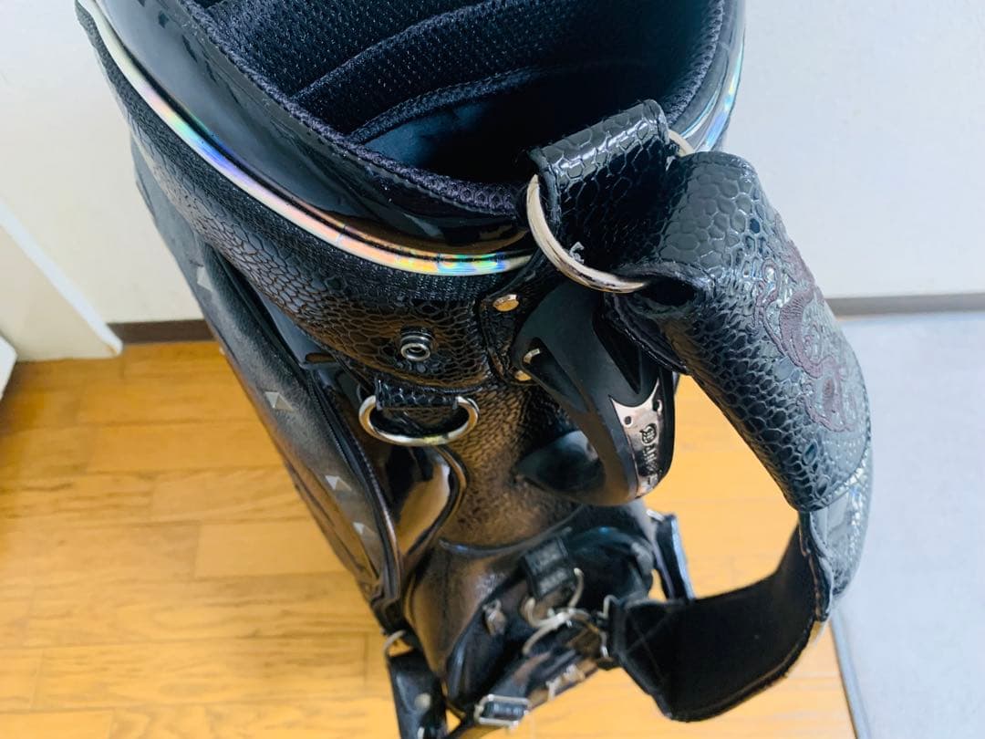 【早い者勝ち・大人気】ダンス・ウィズ・ドラゴン ゴルフバッグ ブラック(消毒済)