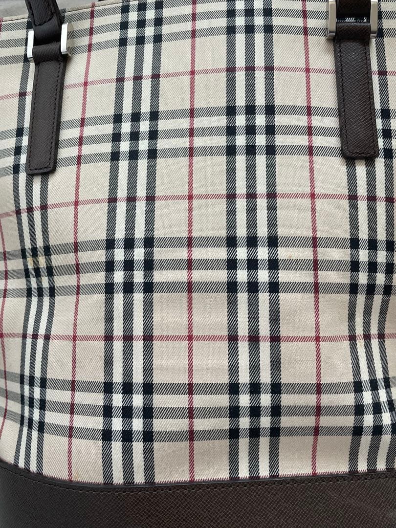 Burberry チェック柄 トートバッグ