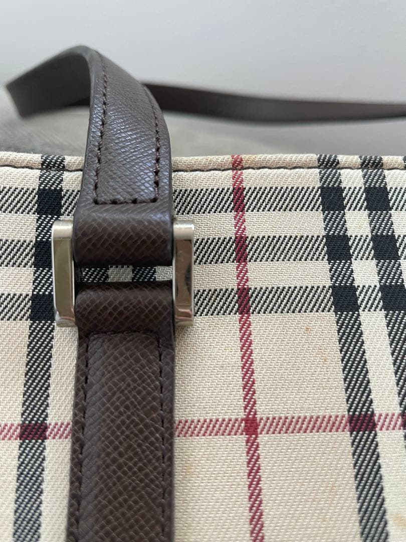 Burberry チェック柄 トートバッグ