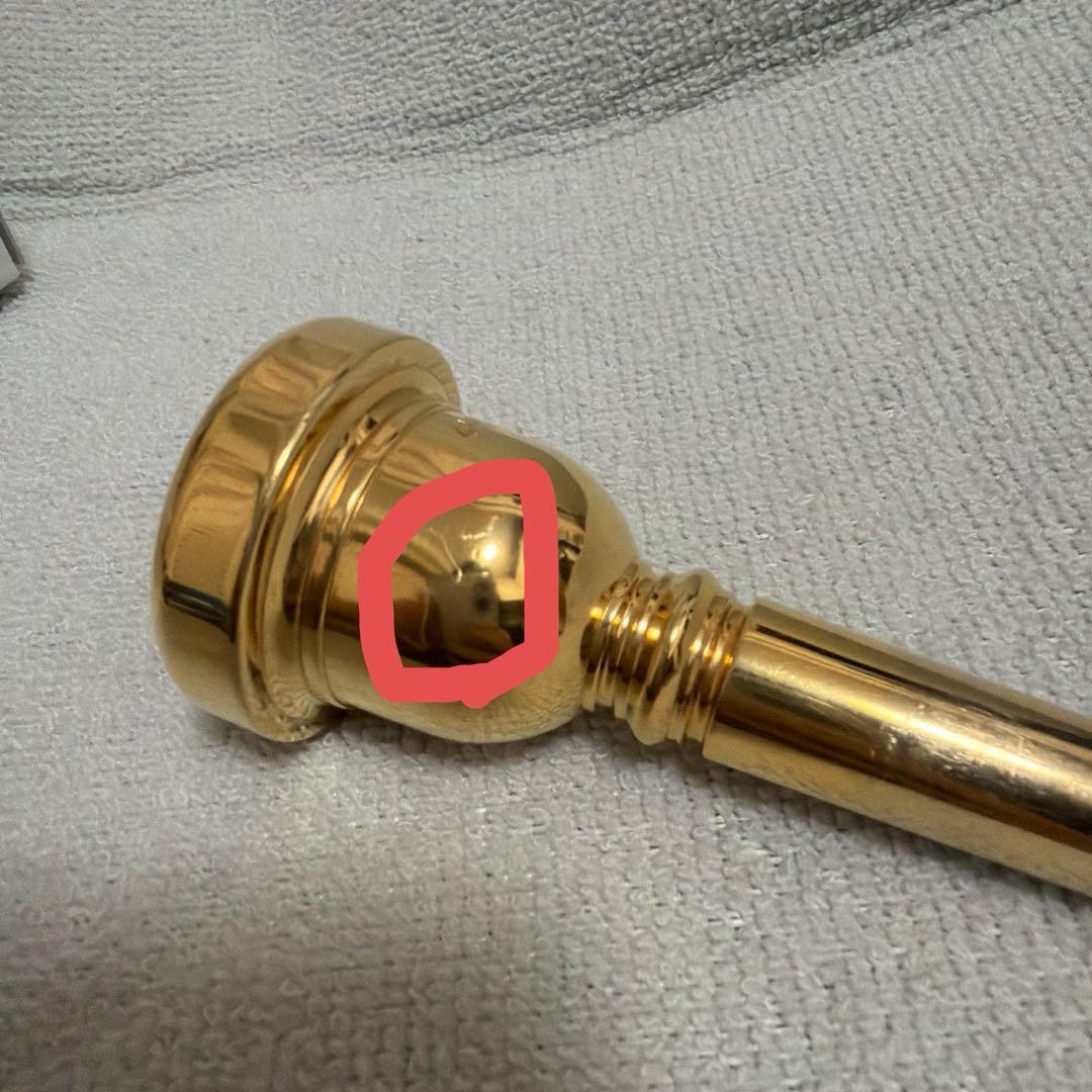 ブラスモモ 4HM トロンボーン太管マウスピース GP