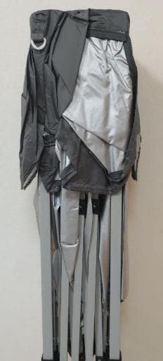 *簡単設置★ タープテント ワンタッチ 自立式 高さ3段 ブラウン 他カラー有