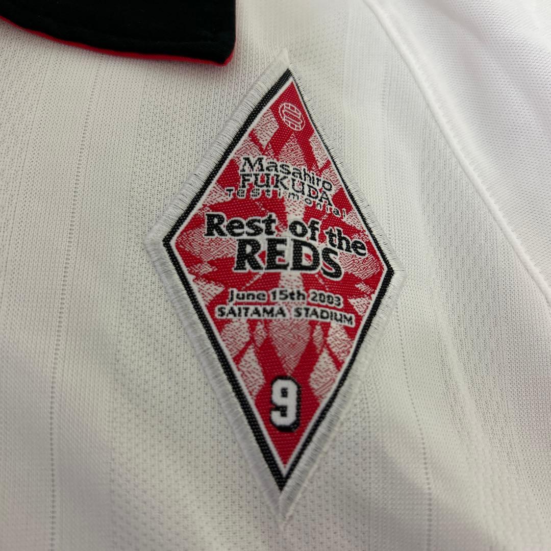 PUMA GRANDIS 9 ホワイトジャージ 福田正博引退記念ユニフォーム