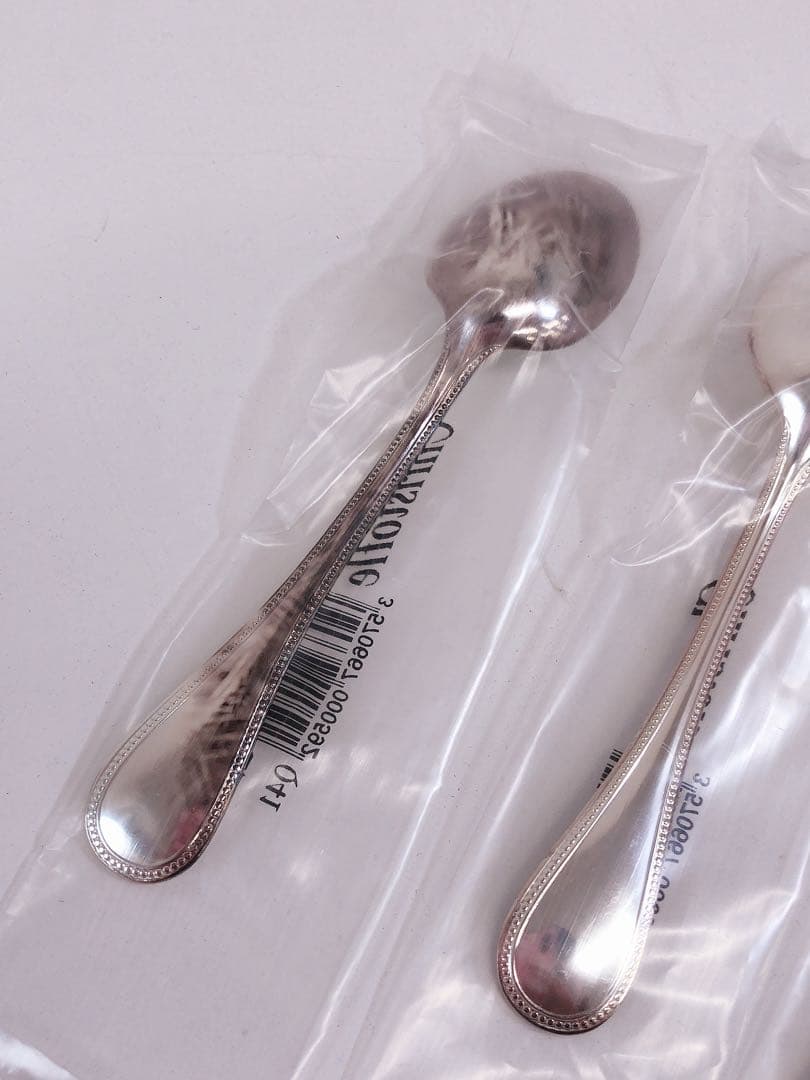 ★クリストフル コーヒースプーン パール カトラリー 4本セット シルバー