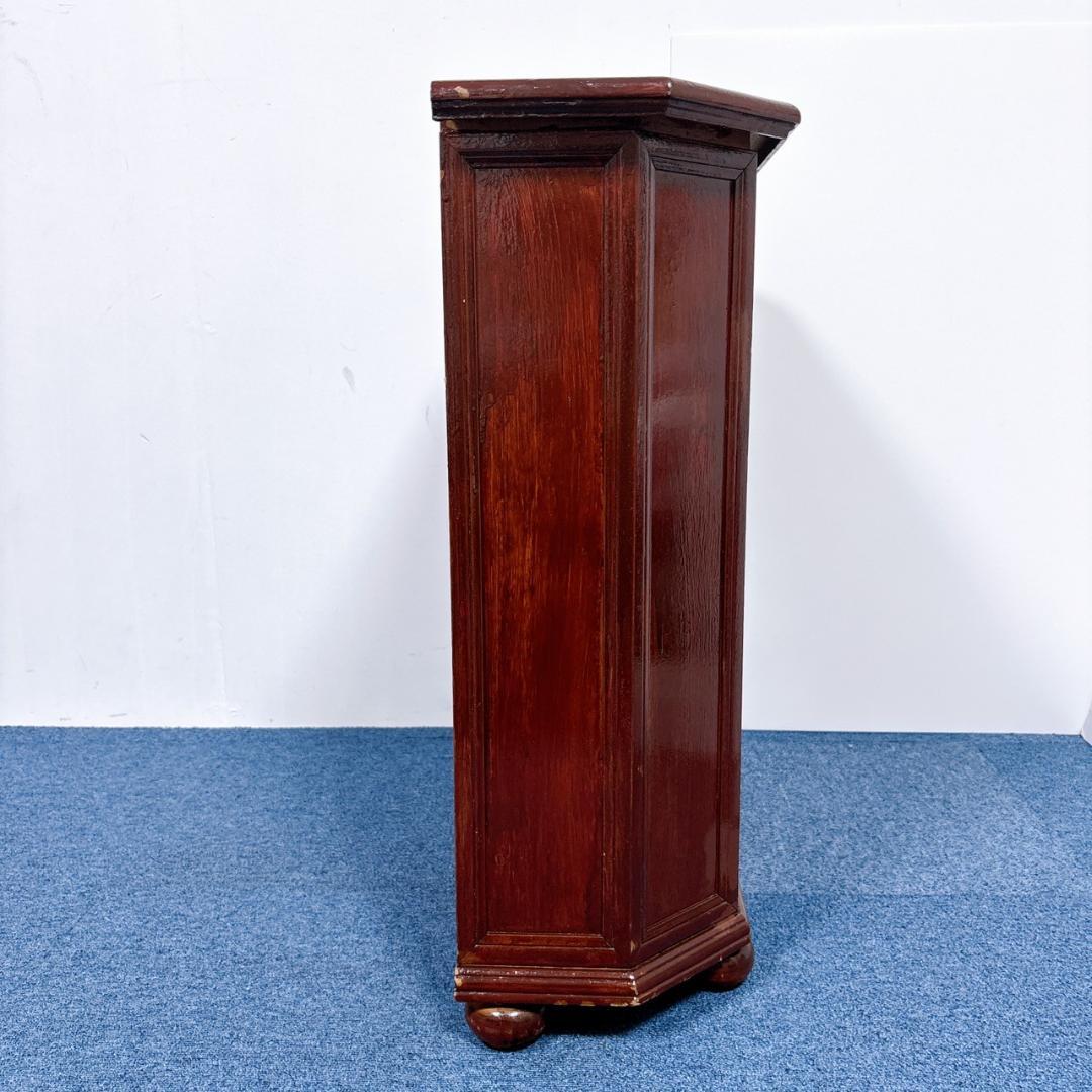 イタリア製 西洋 アンティーク家具 コンソール キャビネット 飾り棚