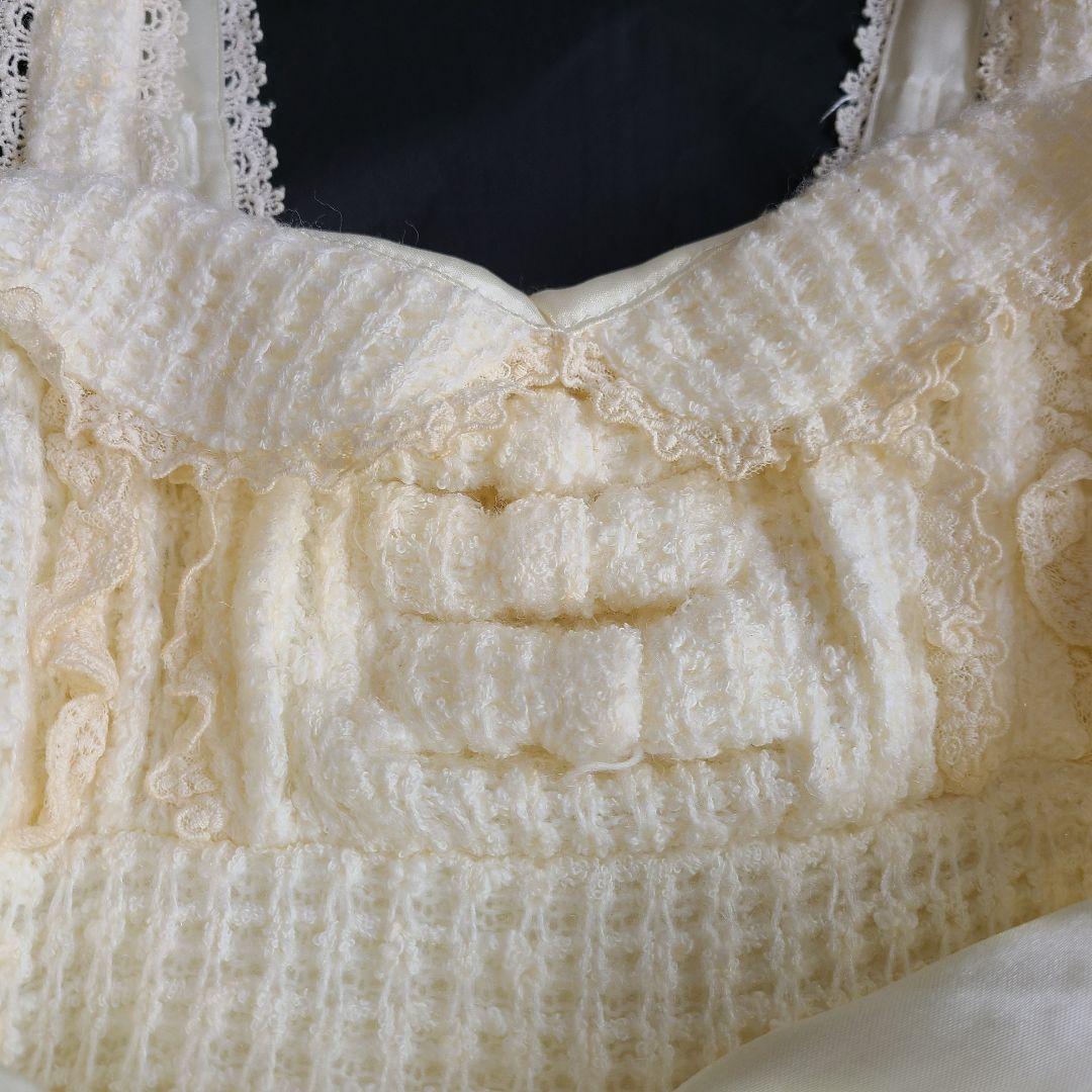 美品✨リズリサ ボアコート ワンピース 2点セット フリル チュール リボン