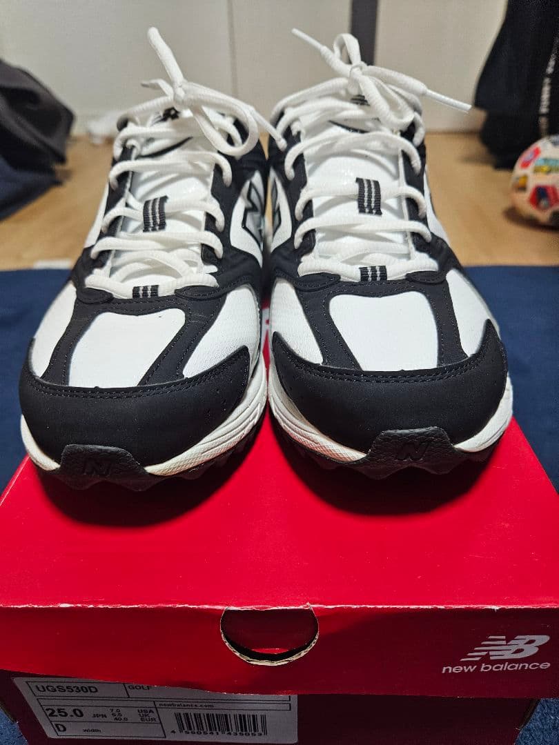 メ*ア様 【美品】ニューバランス newbalance 530 ゴルフシューズ