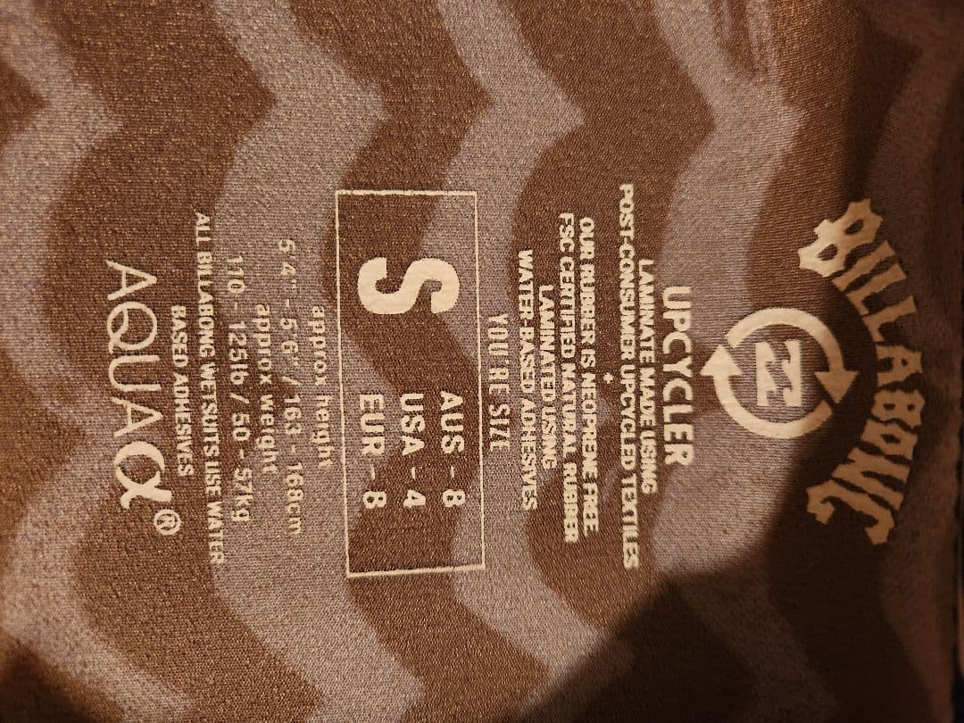 レア品！BILLABONG スプリングスーツ ウエットスーツ　新品未使用