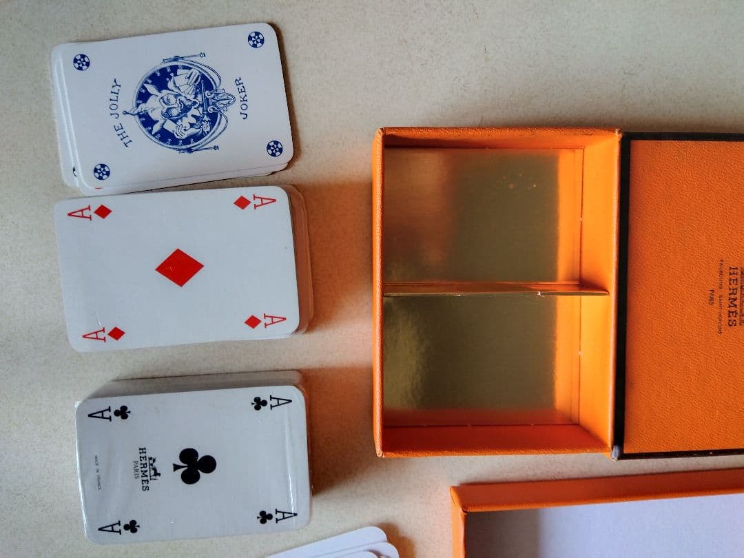 Hermès エルメス　ミニトランプ　ノッティングカード