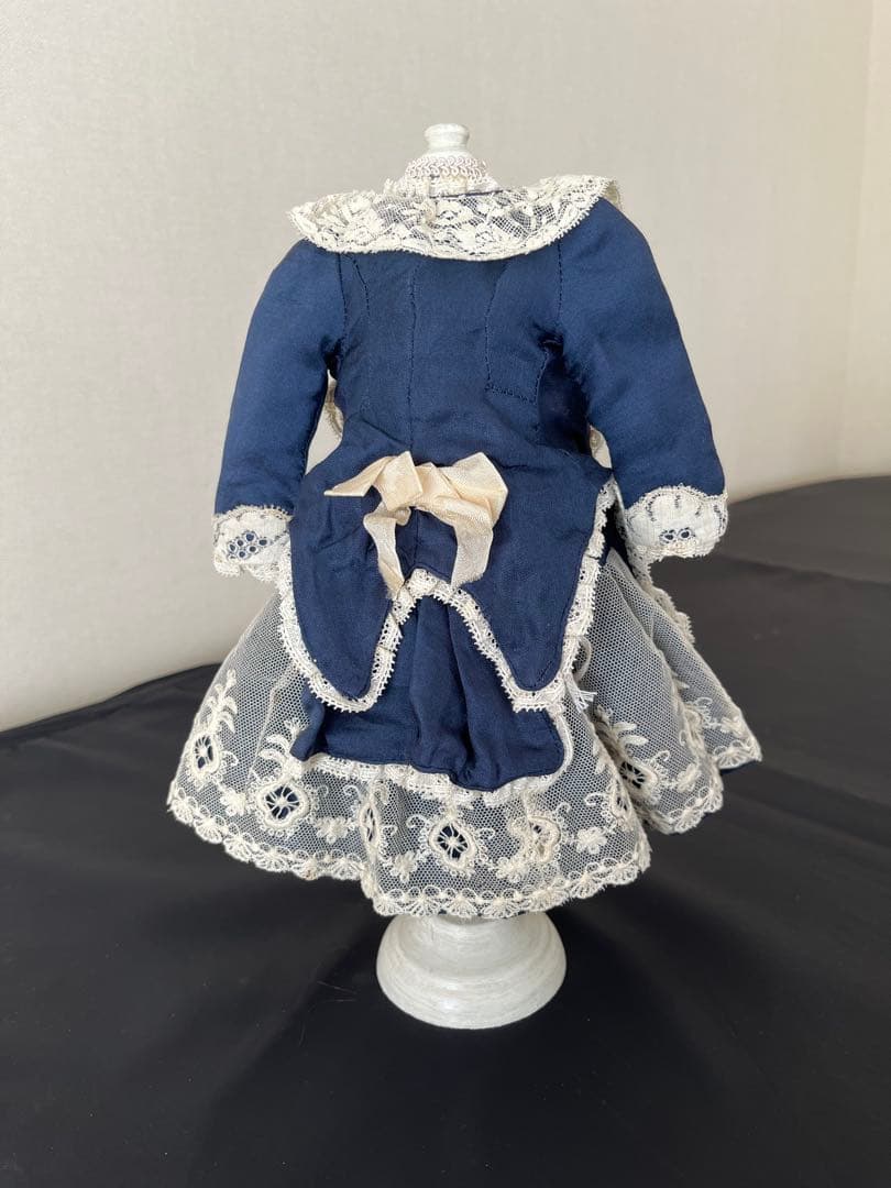 【ドールドレス】35〜38cm向き シルク アンティークビスクドールに