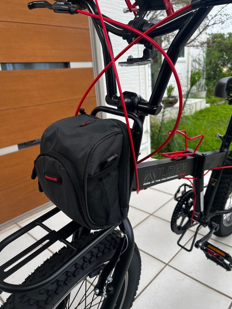 20インチ折りたたみ自転車 キャプテンスタッグ ワイルダー マットブラック