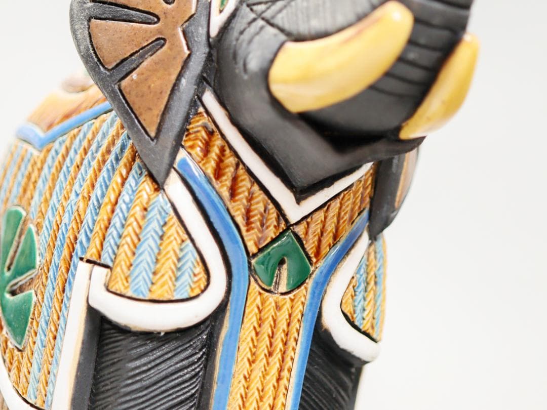 アーテサニア・リンコナダ ゾウ ペア 19.5cm 象 陶製 置物