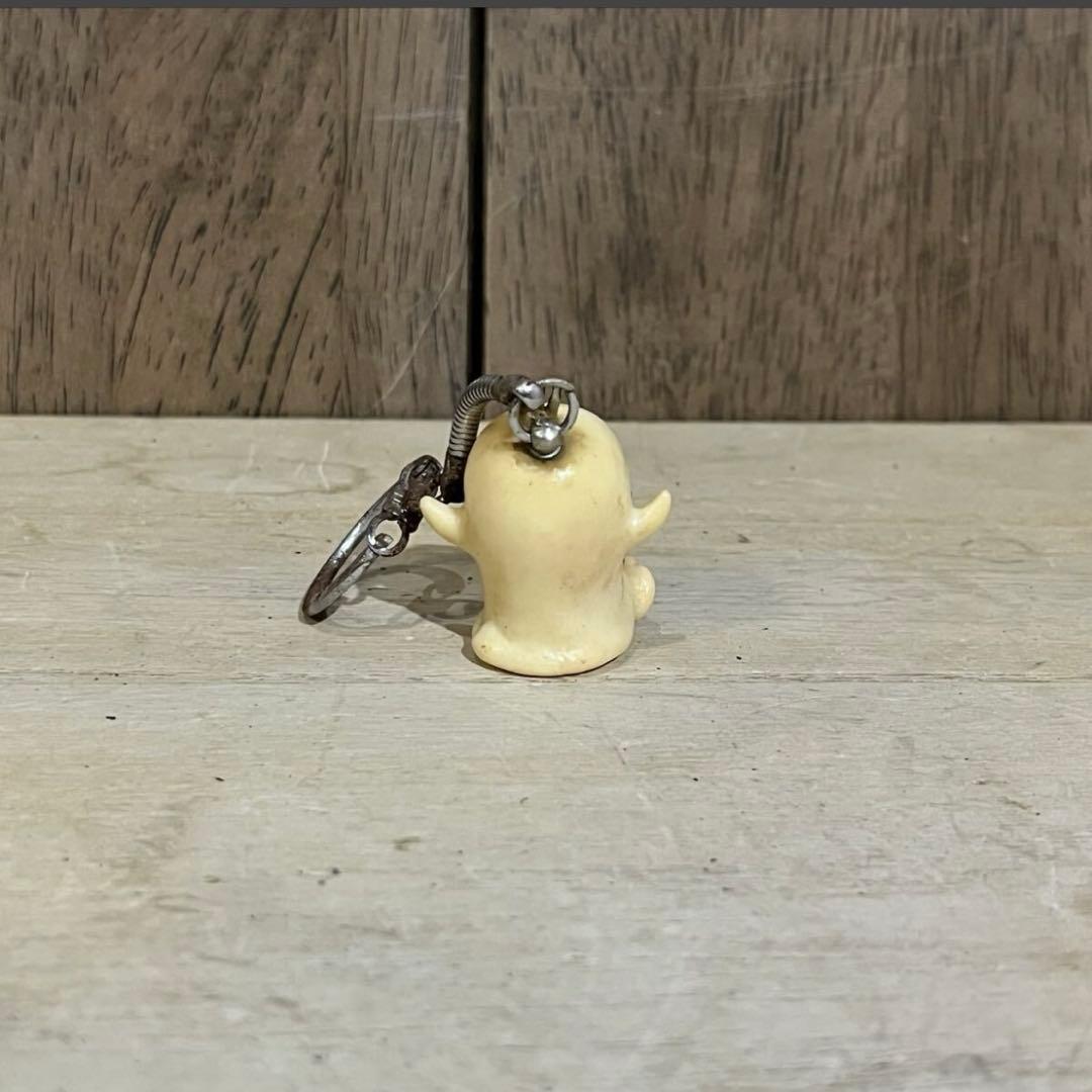 【アンティーク】昭和レトロ オバケのQ太郎 キーホルダー ポリ ソフビ パチ