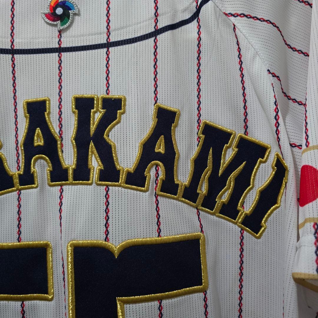 村上宗隆 2023WBC刺繍ユニフォーム、リストバンド
