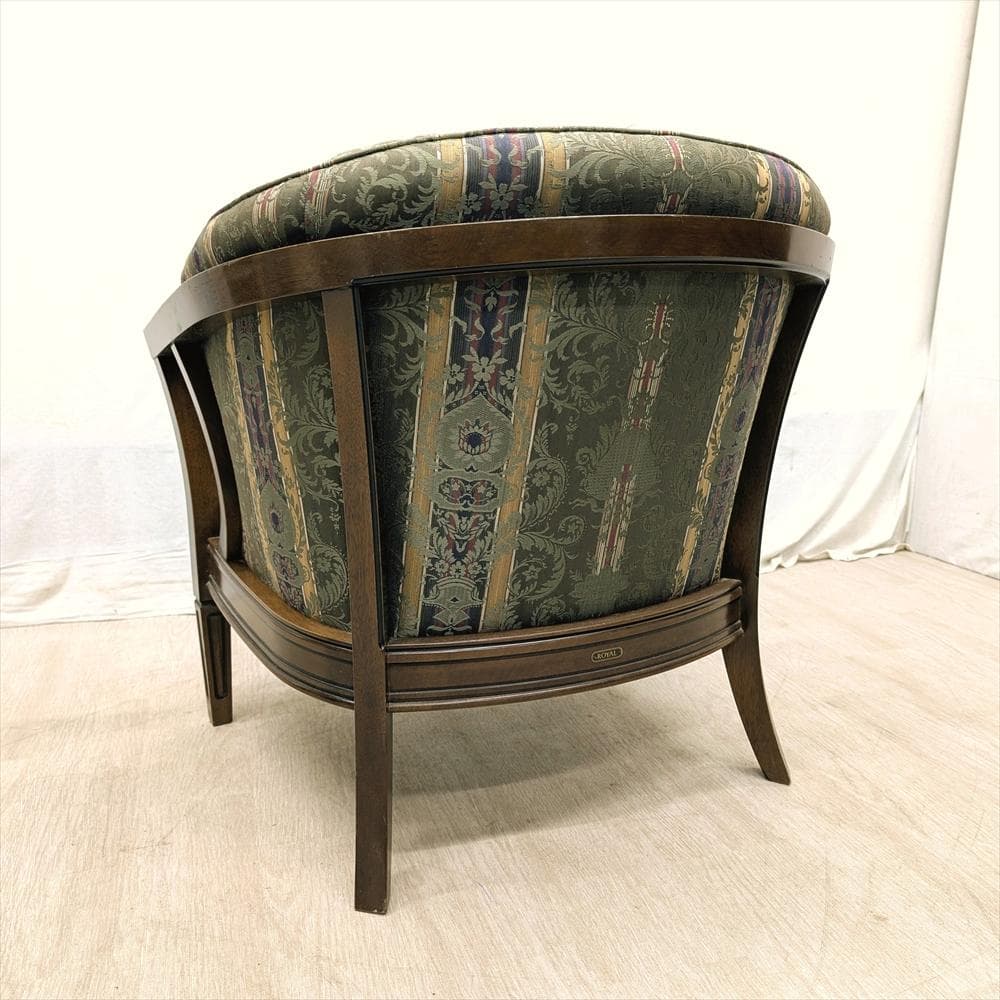 マルニ　ロイヤル　シャルル　地中海　シングルソファ　1人掛け　チェア　1P　椅子