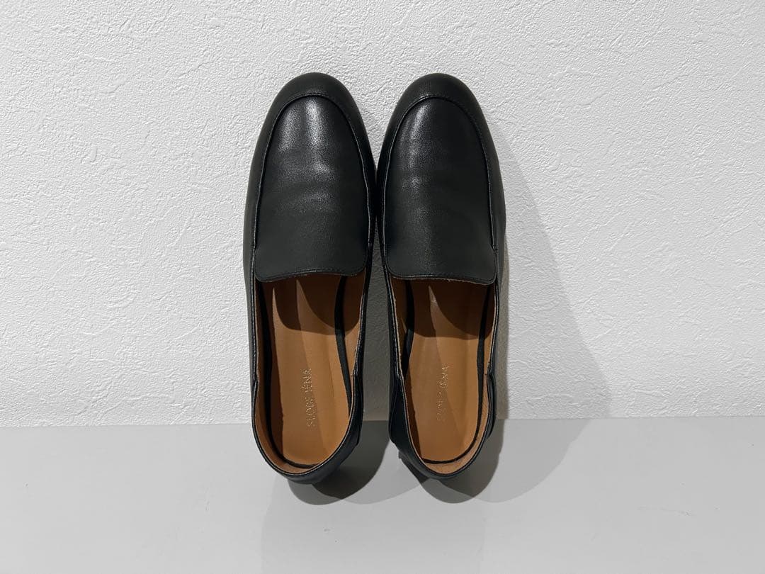 SLOBE IENA ソフトローファー ブラック 23.5