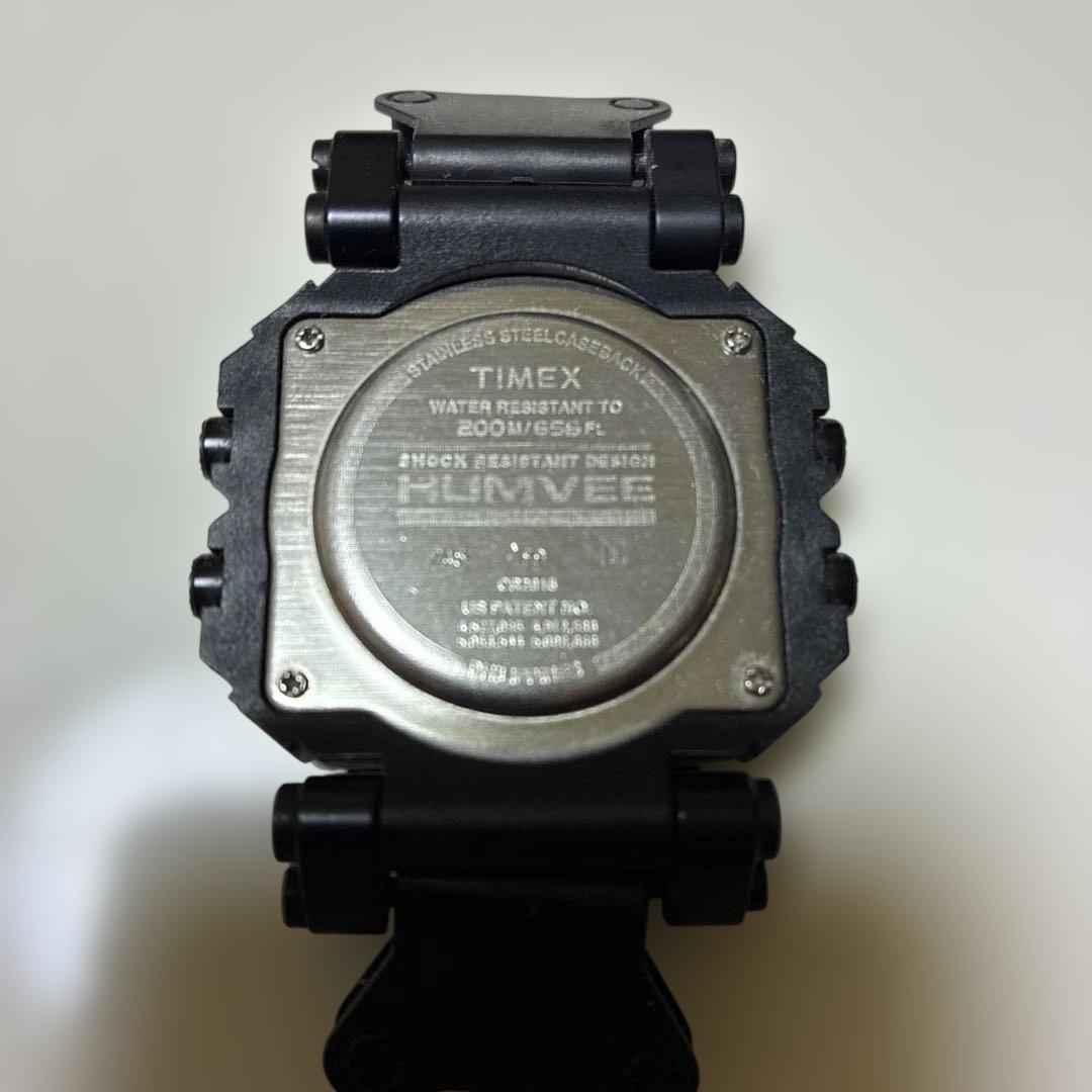 か*の様 TIMEX HUMVEE デジタル腕時計 クラシック　ブラック　美品