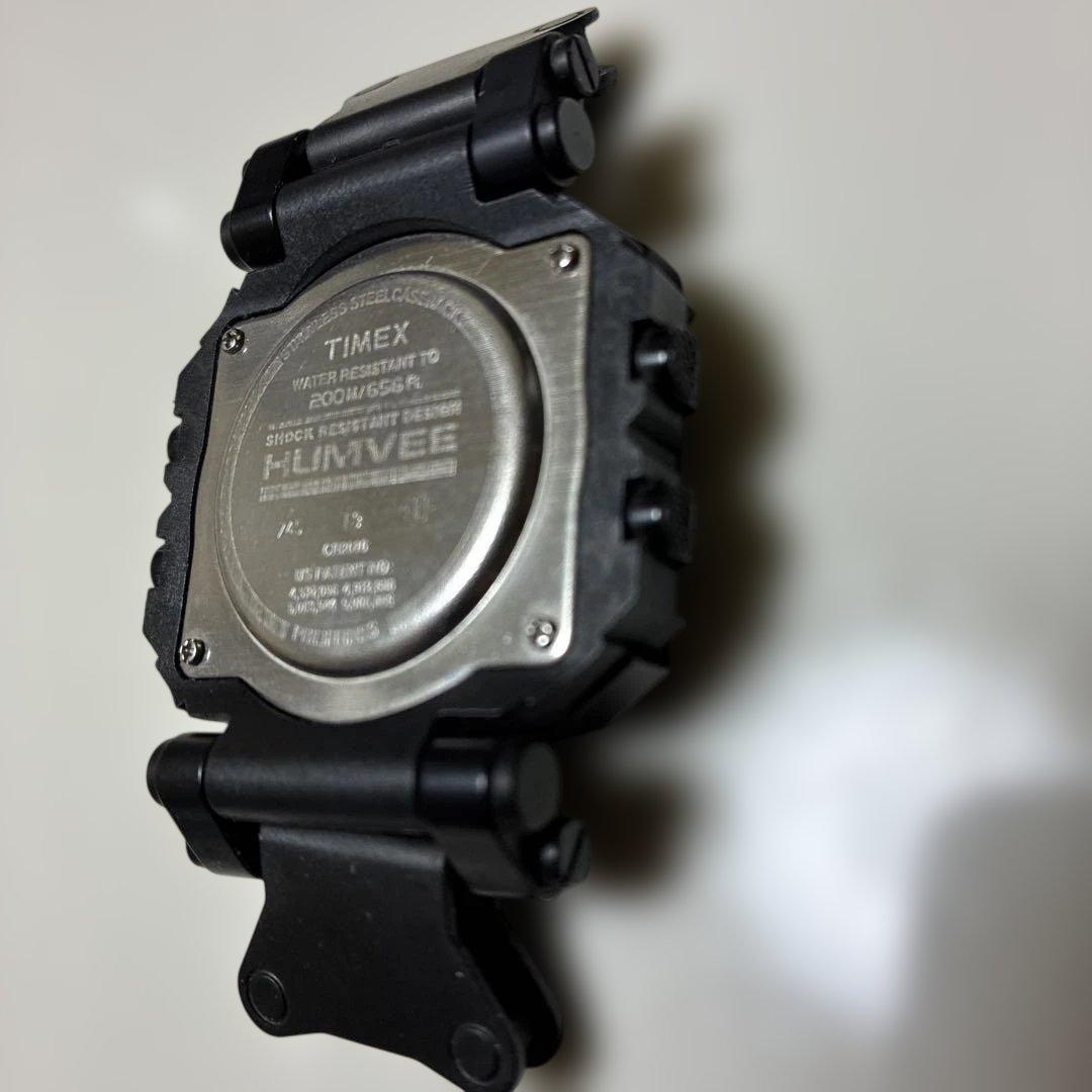 か*の様 TIMEX HUMVEE デジタル腕時計 クラシック　ブラック　美品