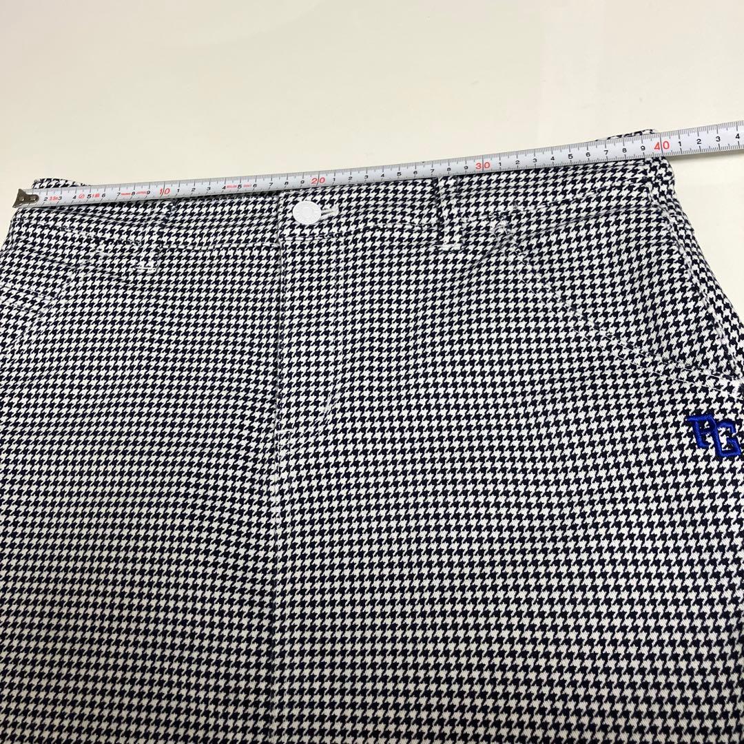 パーリーゲイツ　ネイビー　千鳥格子