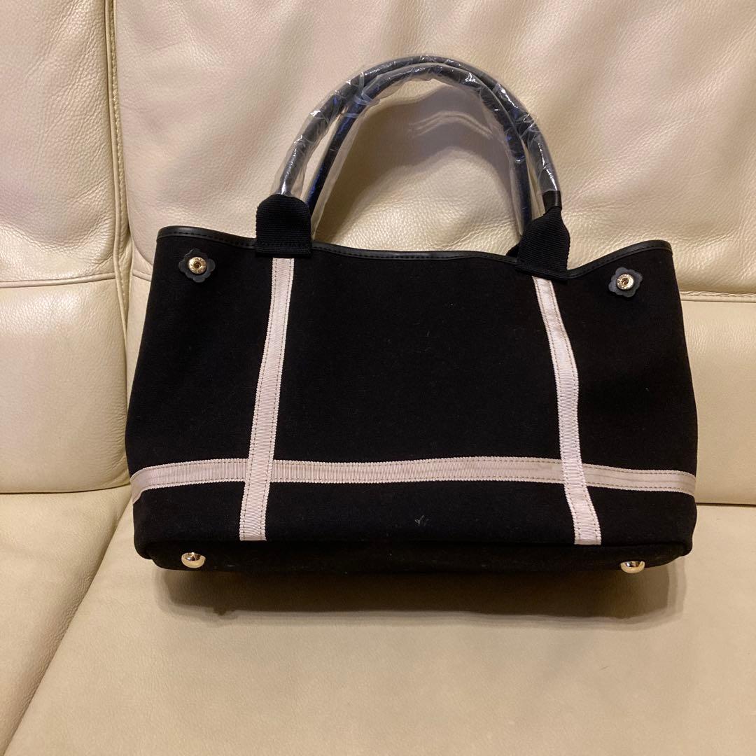 新品タグ付き　TOCCA トートバッグ 黒 キャンバス