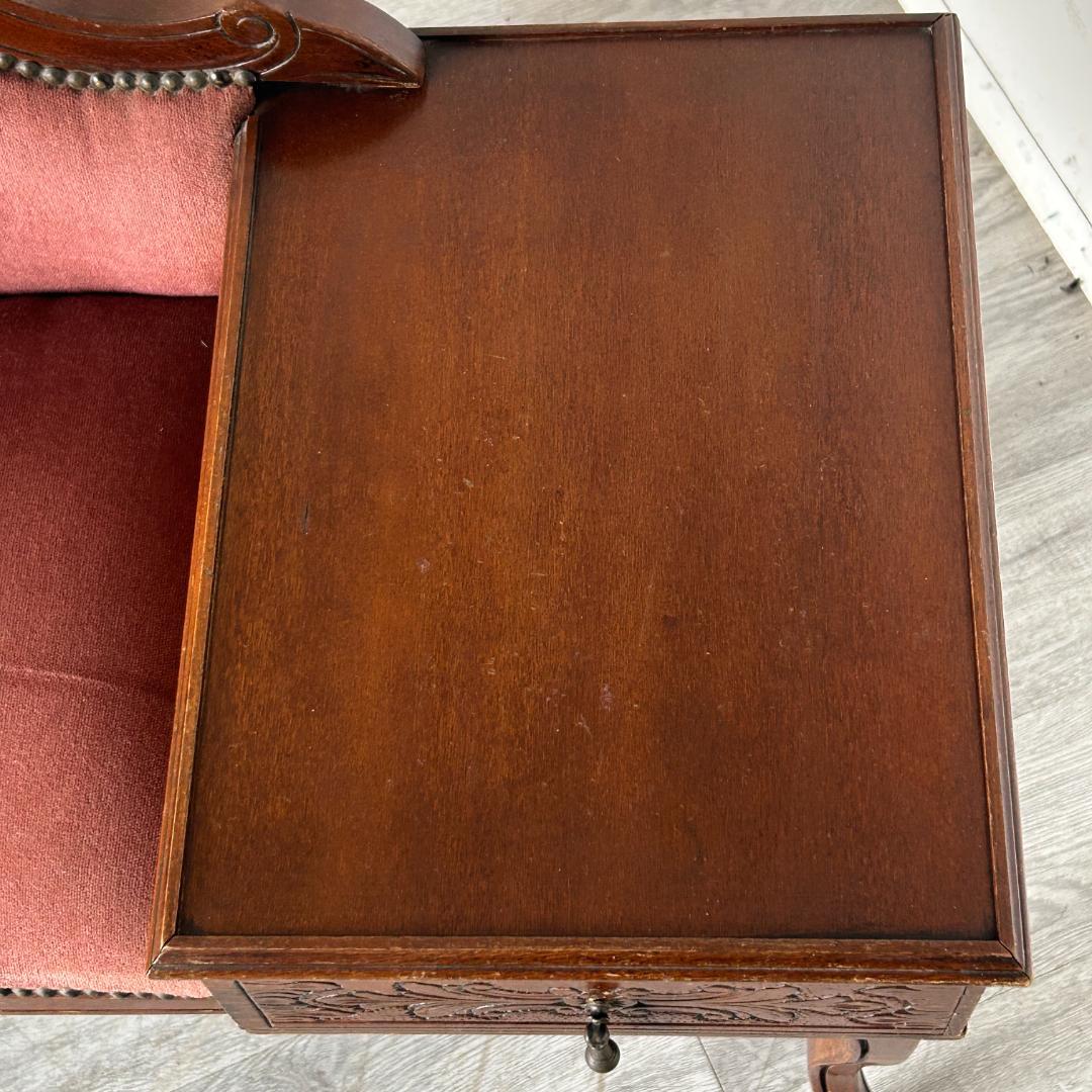 イギリス アンティーク家具 テレフォンベンチ 834A