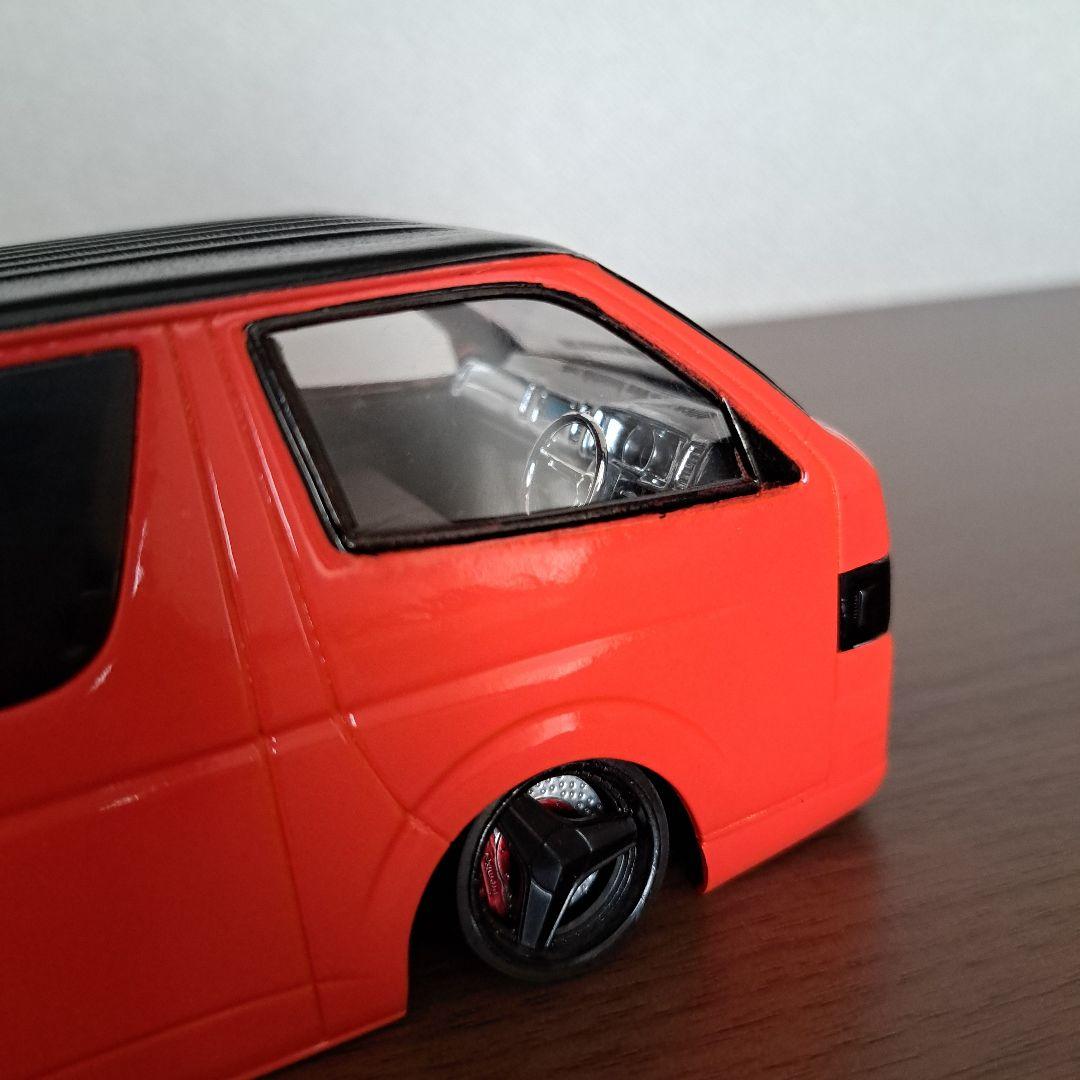 アオシマハイエースプラモデル１/24フルカスタム