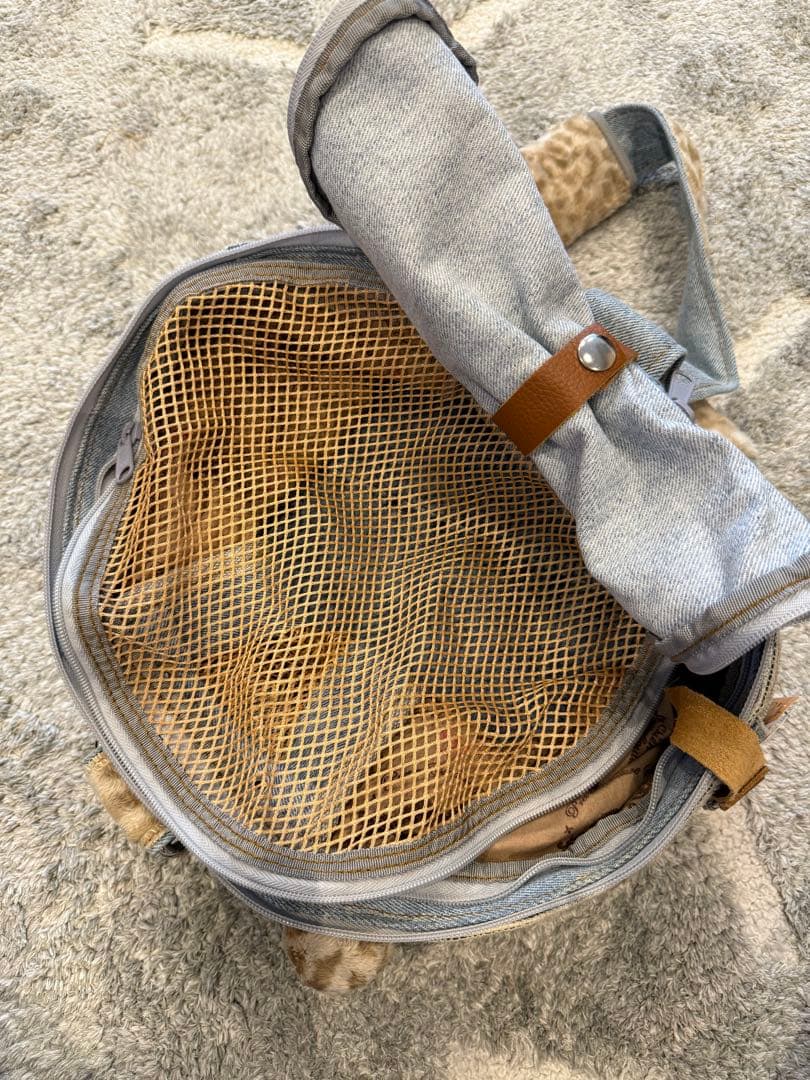 【断捨離値下げ】ルシアン•エ•サヨ　デニムトート 小型犬用