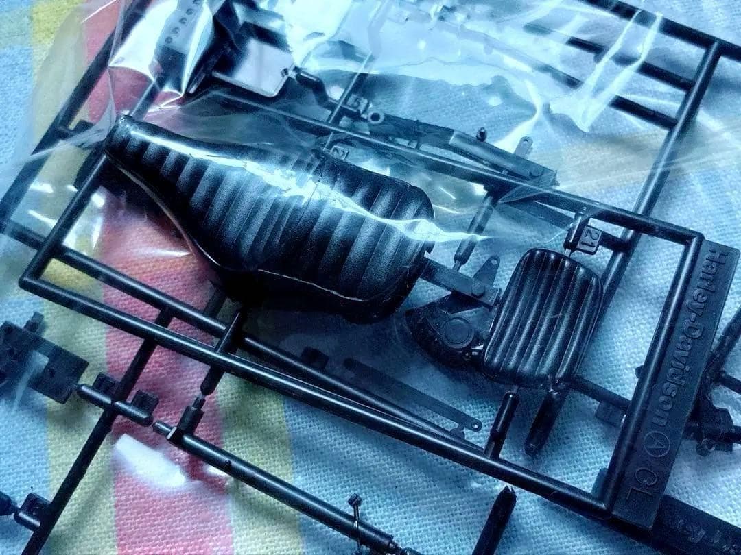 ヴィンテージ 日東科学 1/12 ハーレー・ダビッドソン w/サイドカー