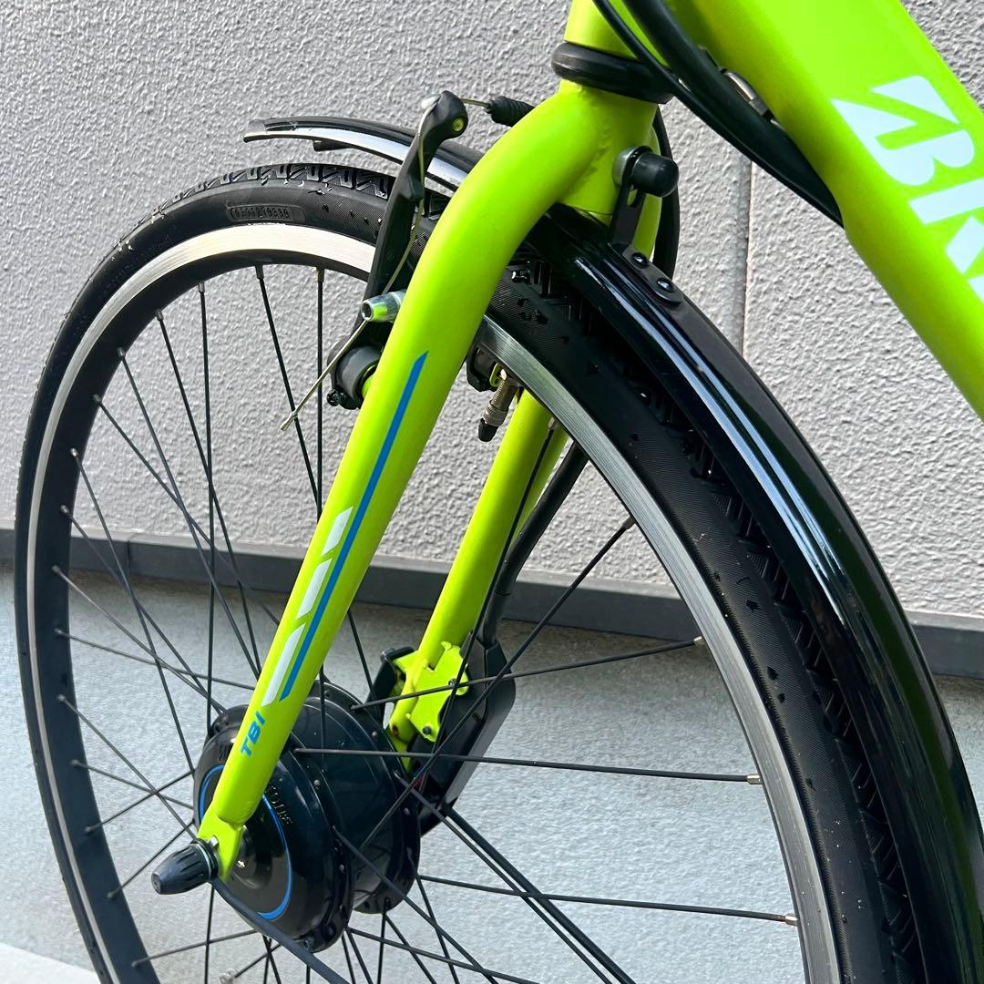 九州 BRIDGESTONE TB1e 電動アシスト自転車 T.Xネオンライム