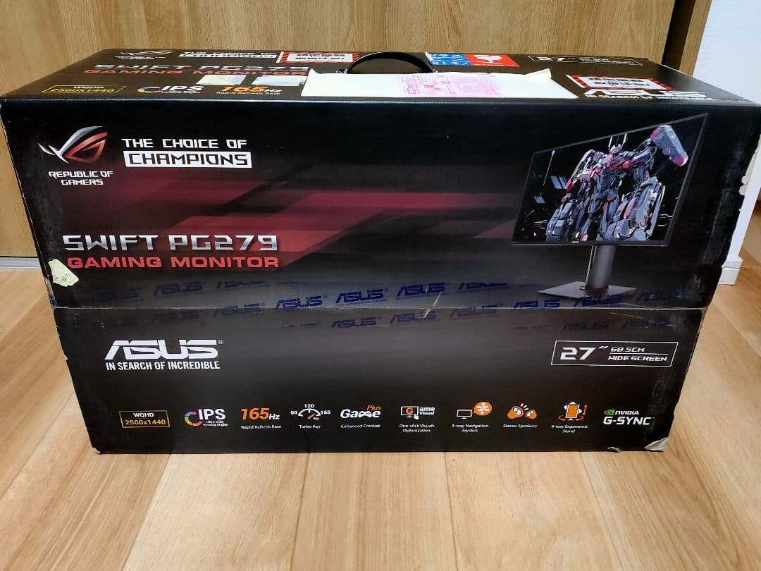 ASUS ROG SWIFT PG279Q WQHD 27インチ