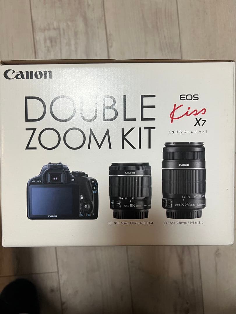 Canon EOS Kiss X7 ダブルズームキット　ケース付き