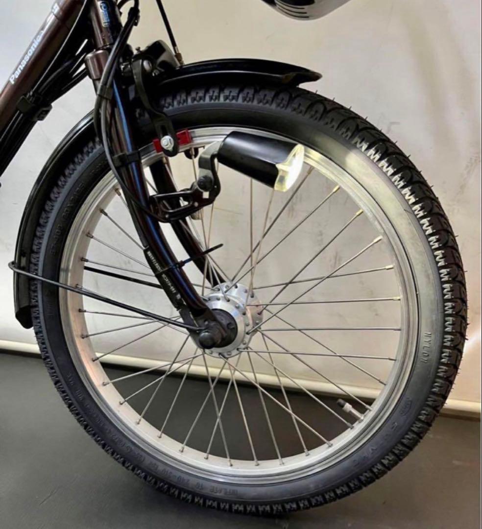 1年保証 新品部品多数　新型　パナソニック　20インチ　茶色　電動アシスト自転車