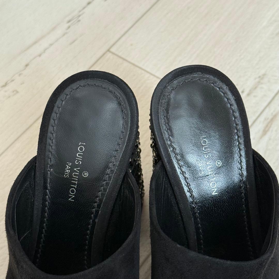 Louis Vuitton ブラック サンダル 23.0