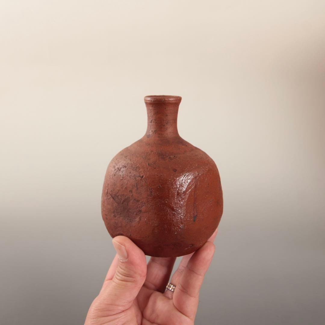 備前 撫四方形 徳利 古美術 酒器 古道具 アンティーク 角徳利