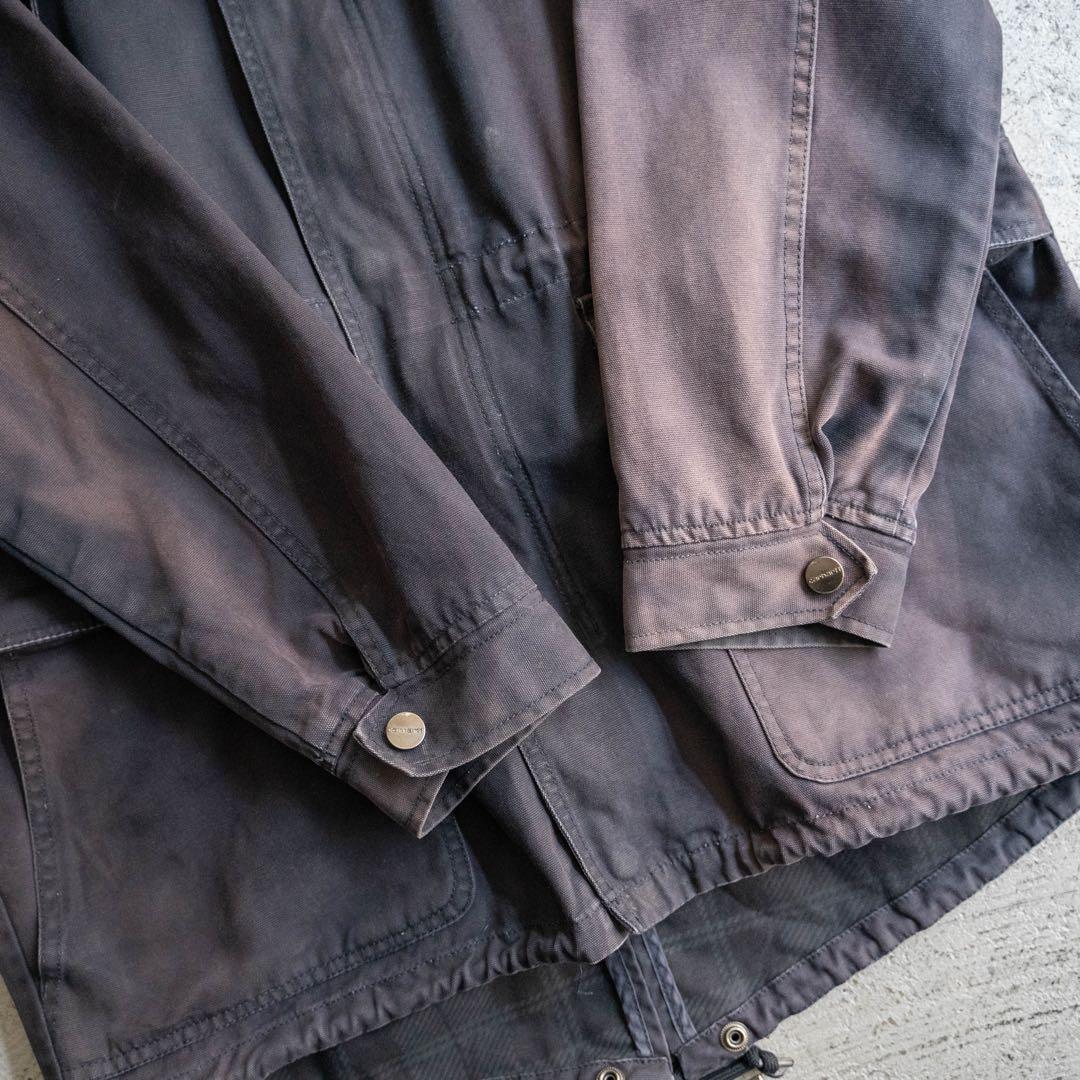 【希少】00s Carhartt 鬼フェード フィッシュテール モッズコート