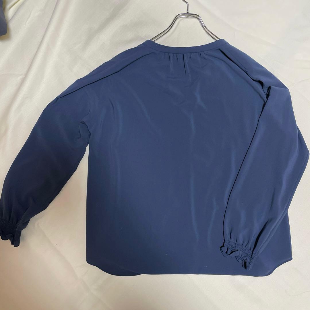 アンタイトル　ブルーガウチョ　セットアップ　3L 15号　ブラウス　大きいサイズ