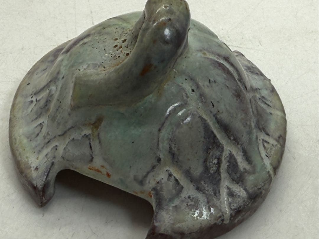 中国　鈞釉　蓮摘香炉　訳あり　送料込み251104