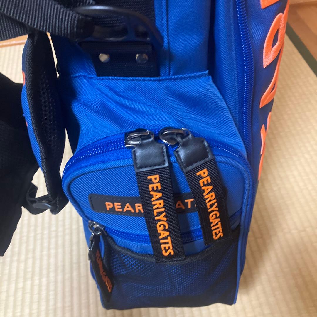 PEARLY GATES スタンド式ゴルフバッグ 青