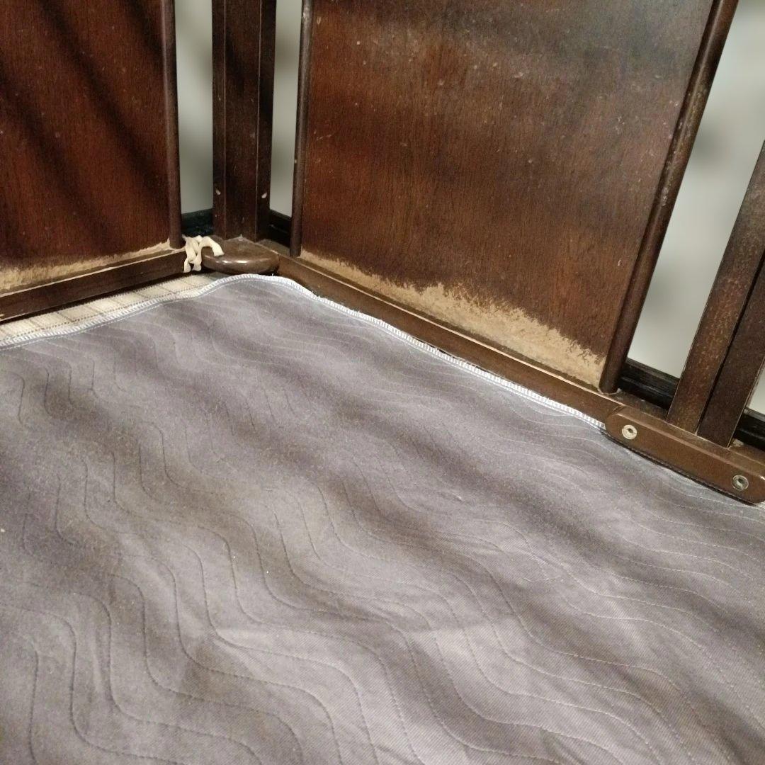 引き取り限定 木製犬用サークル W180 D95 H60