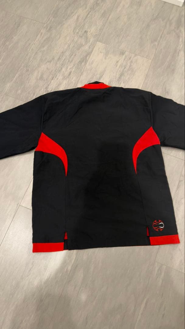 00's adidas製 ACミラン ナイロンジャケット メンズXL上下