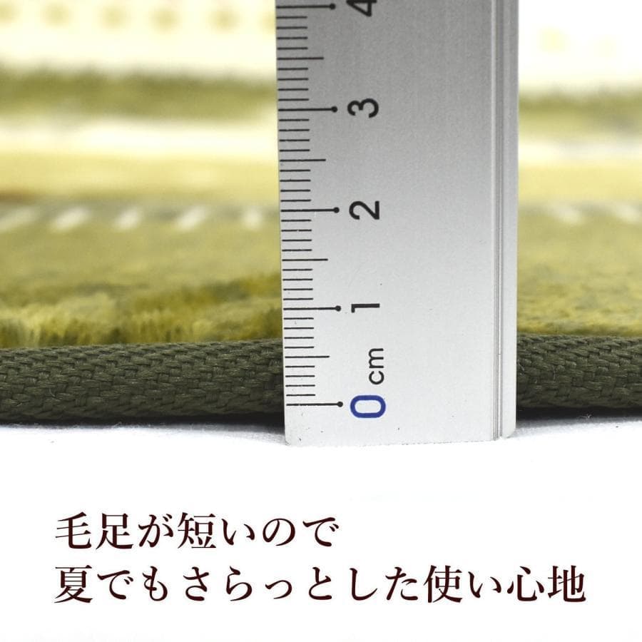 MORITA 電気カーペット 2畳 ホットカバー付 グリーン