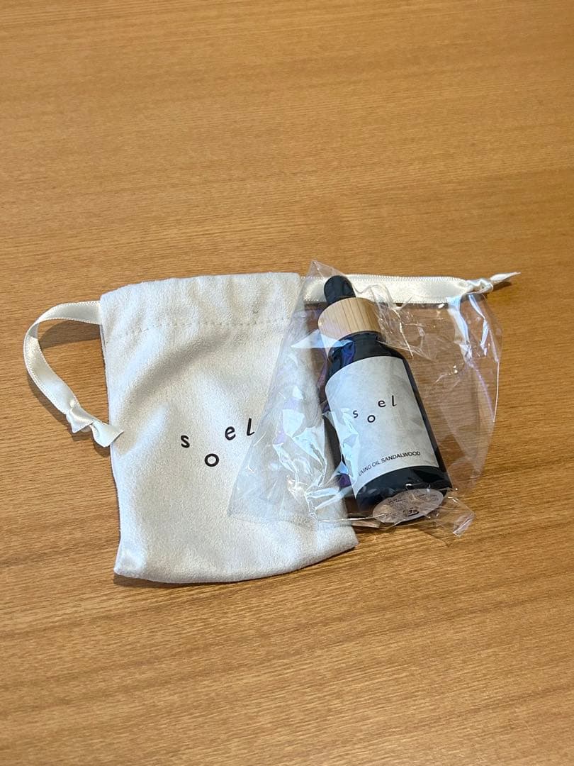 soel リビングオイル　ビッグボトル　サンダルウッド　ビタミン　セット