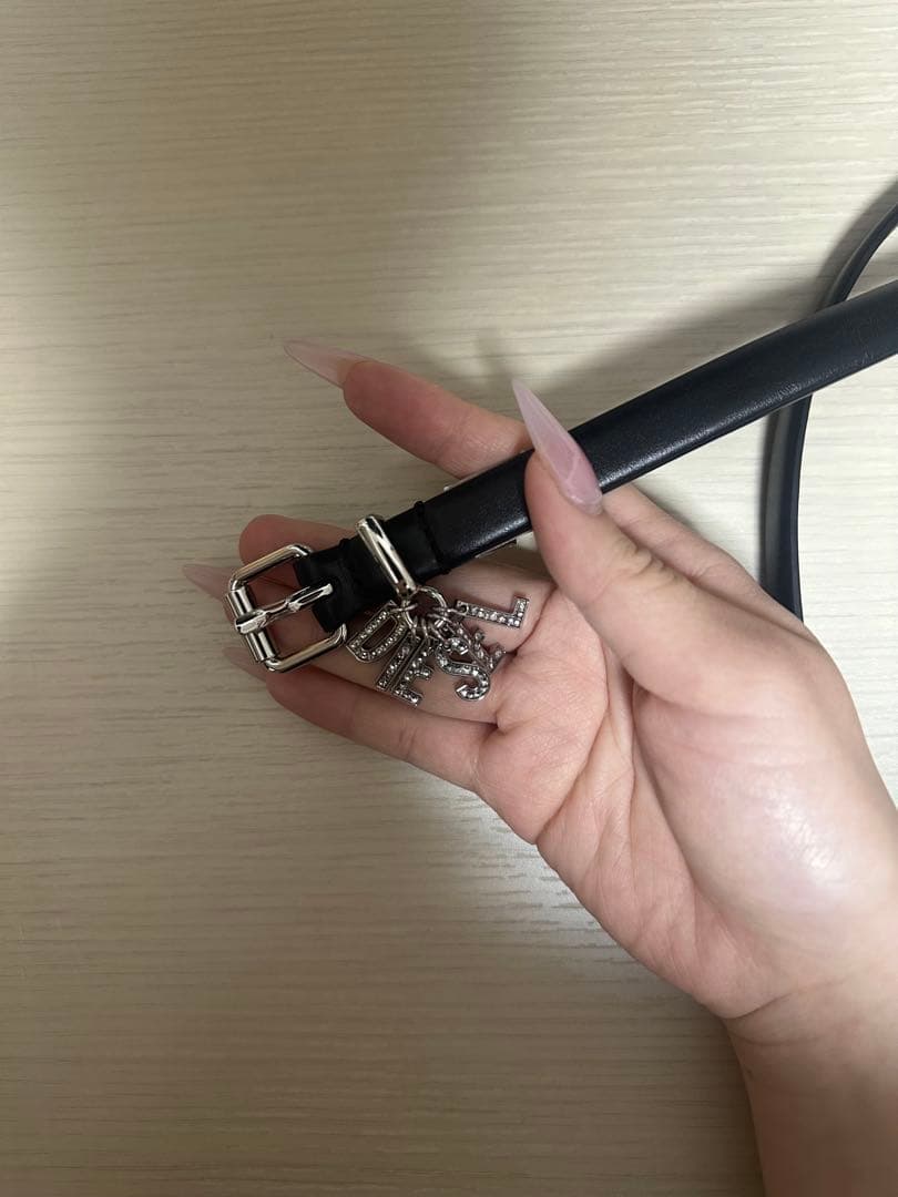 DIESEL BーCharm レザーベルト