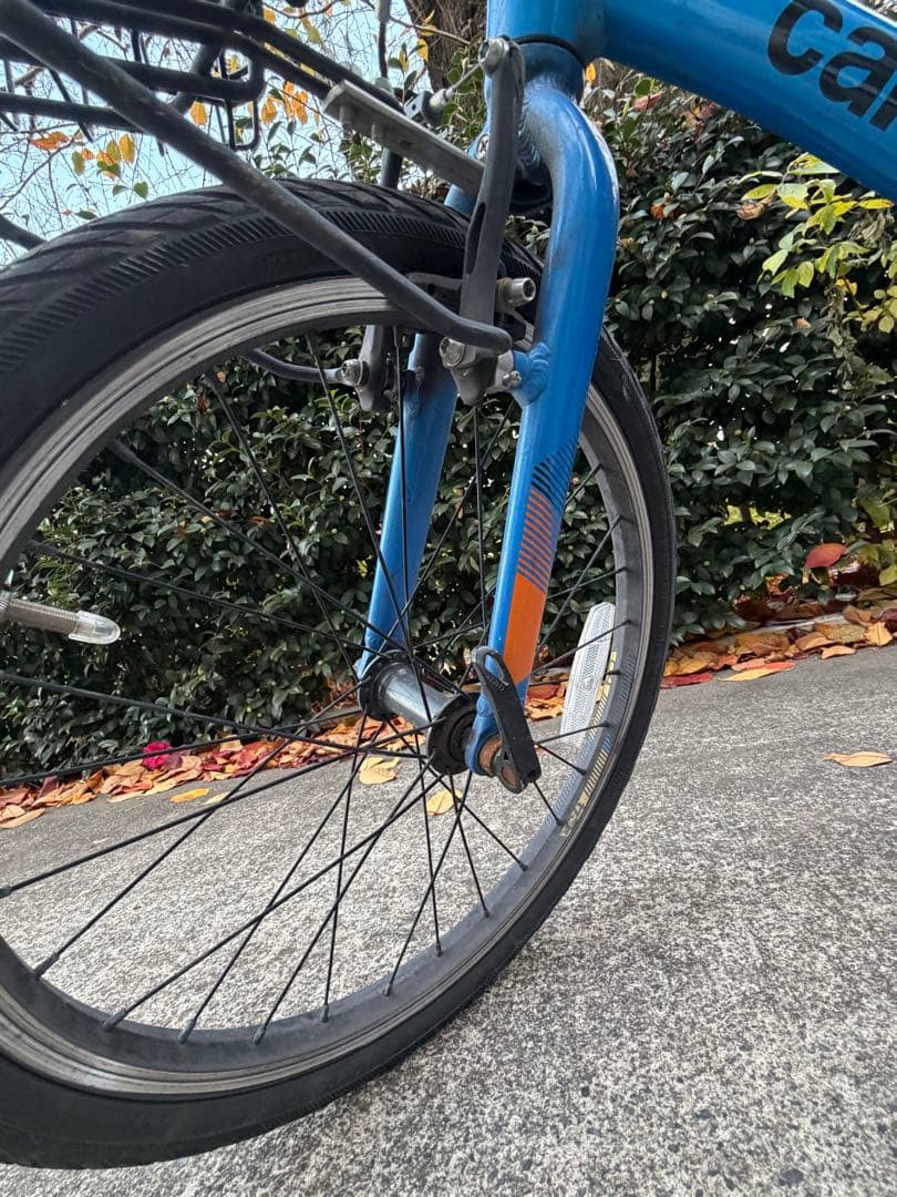 Cannondale 子供用自転車 青 前カゴ付き　キャノンデール　20インチ