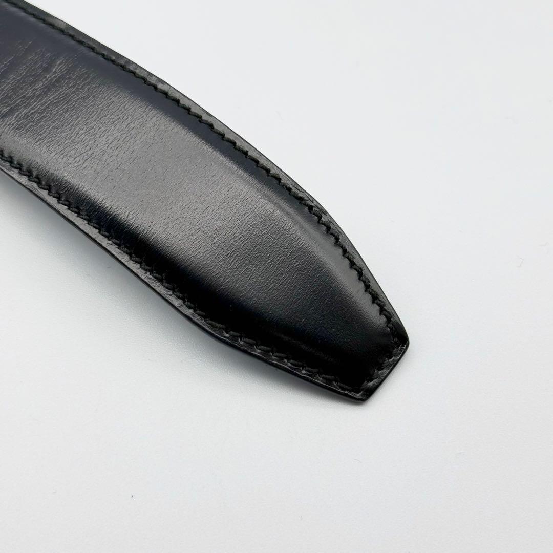 ✨良品✨グッチ ベルト Gバックル シルバー金具 レザー レディース ビジネス