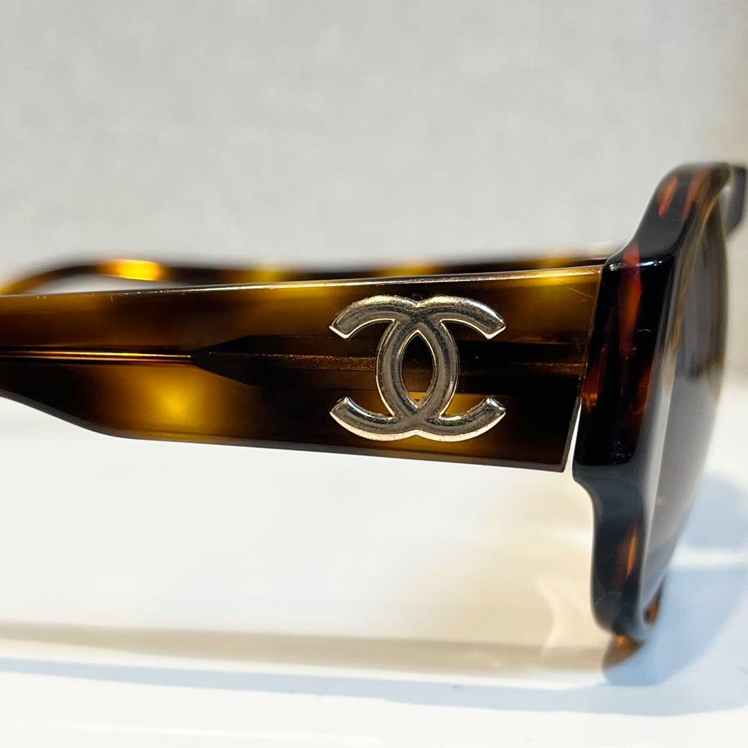 CHANEL ココマーク べっ甲柄 サングラス アイウェア フレーム メガネ
