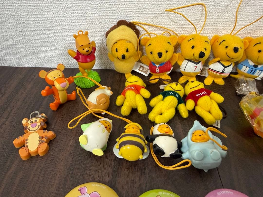 【入手困難】くまのプーさん　ミニマスコット　キーホルダー　缶バッジ　平成　希少