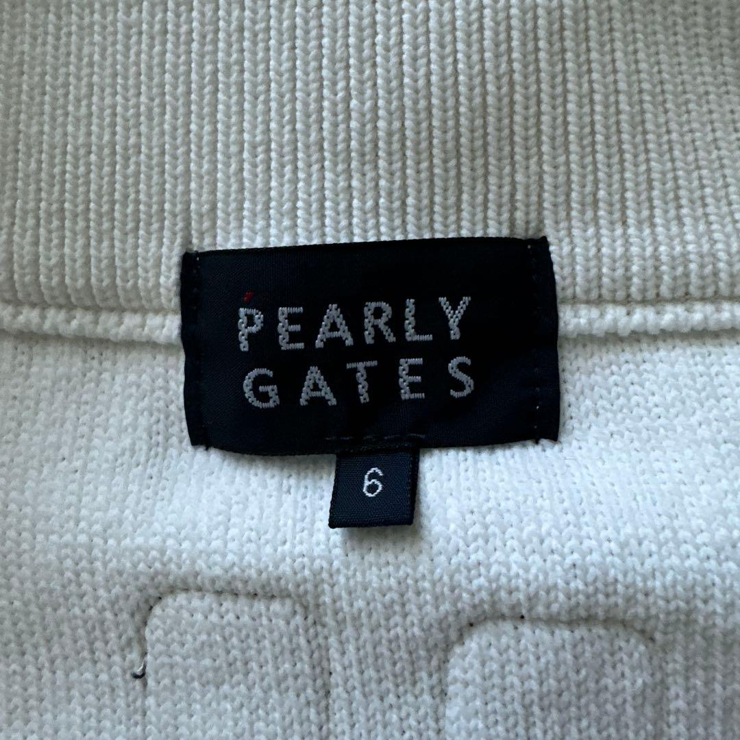 美品❣️PEARLY GATES ホワイト ジップアップジャケット ＸＬサイズ
