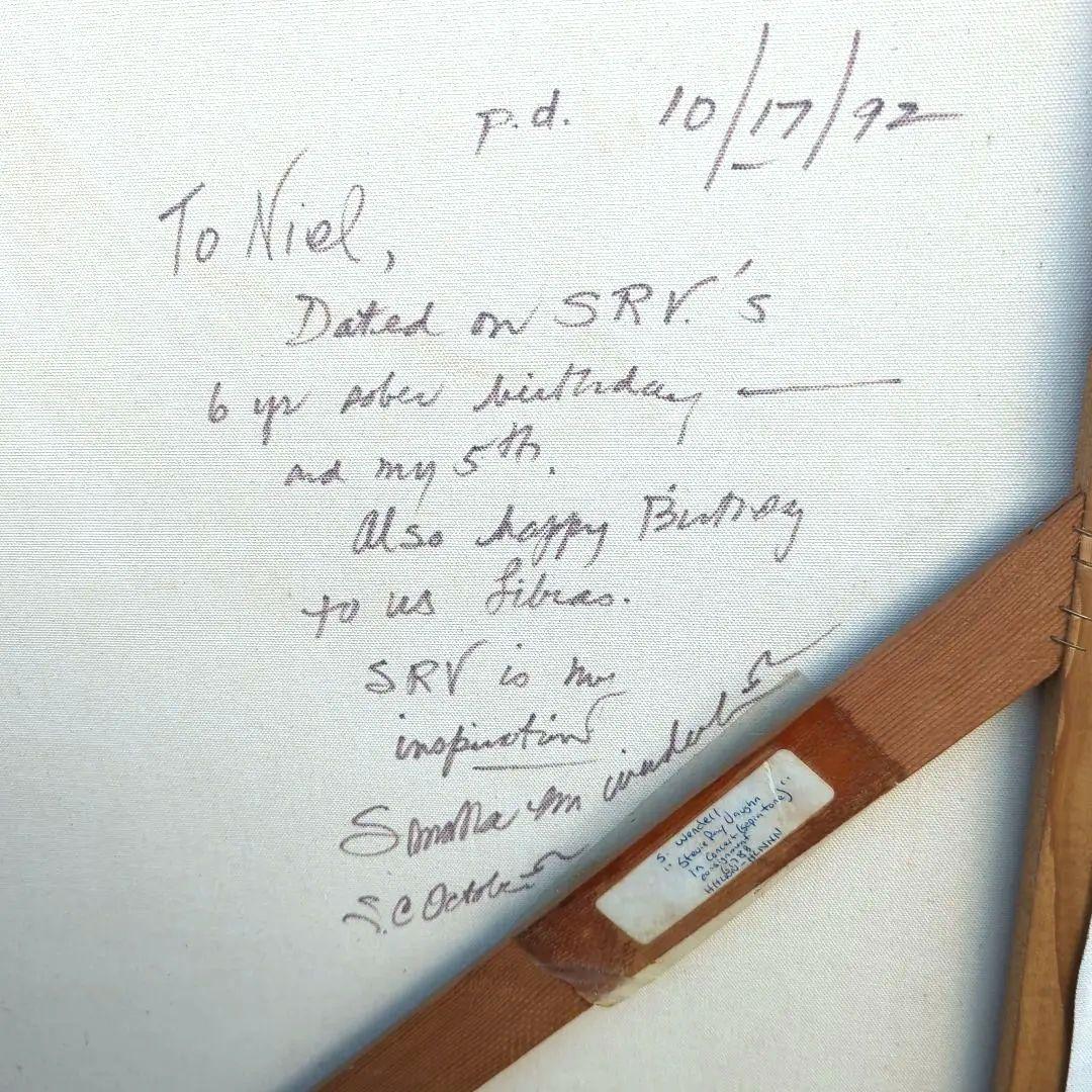 スティーヴィー・レイ・ヴォーン Stevie Ray Vaughan 絵画